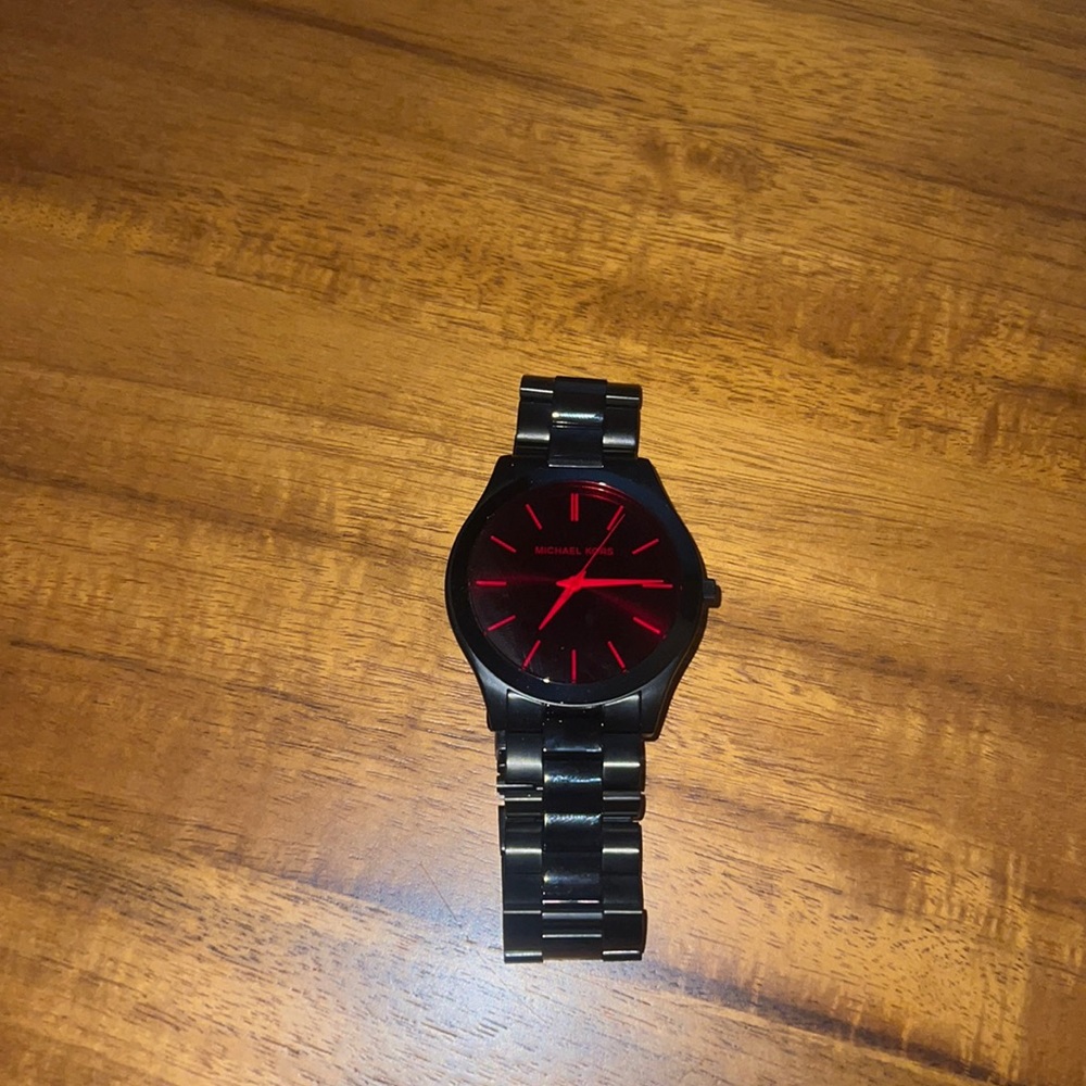Michael Kors - Slim Runway Black Stainless Steel Men’s Watch